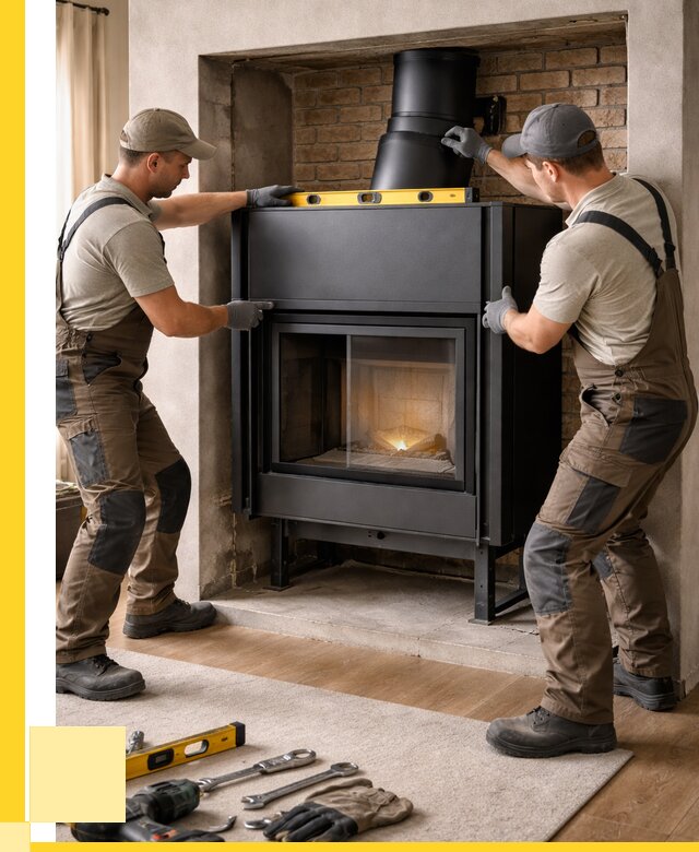 Установка каминных топок в Серове под ключ от 18364 р. | ЭриданСрв