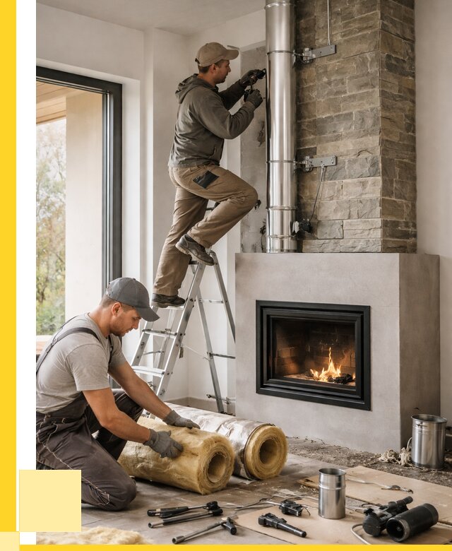 Монтаж дымоходов для каминов в Серове от 15303 р. ЭриданСрв