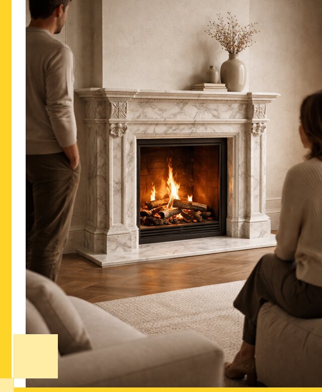 Мраморные камины под ключ в Серове от 255050 р. | ЭриданСрв