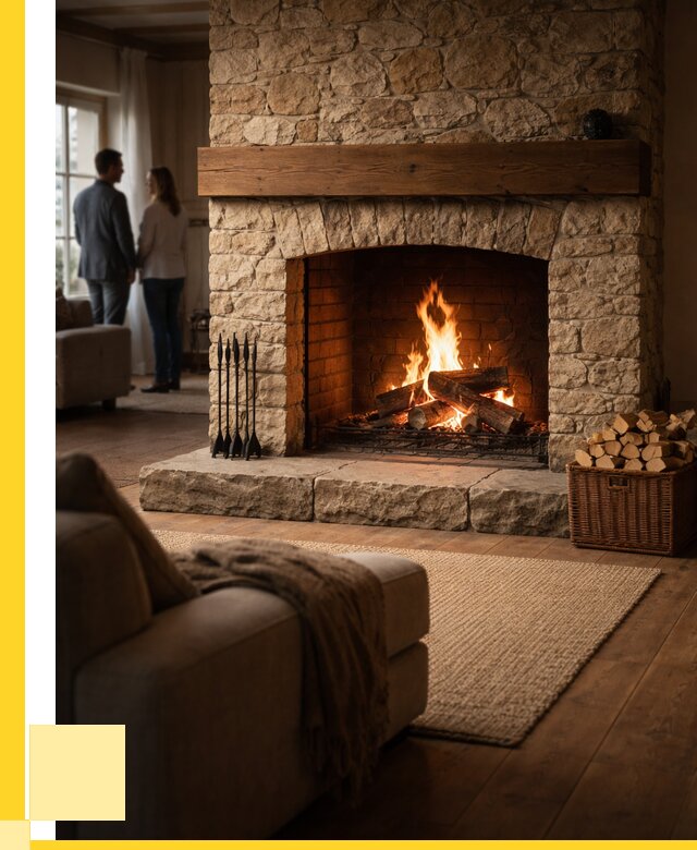 Открытые камины под ключ в Серове от 153030 р. ЭриданСрв