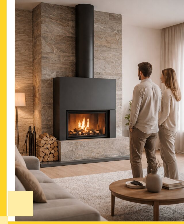 Закрытые камины под ключ в Серове от 122424 р., ЭриданСрв