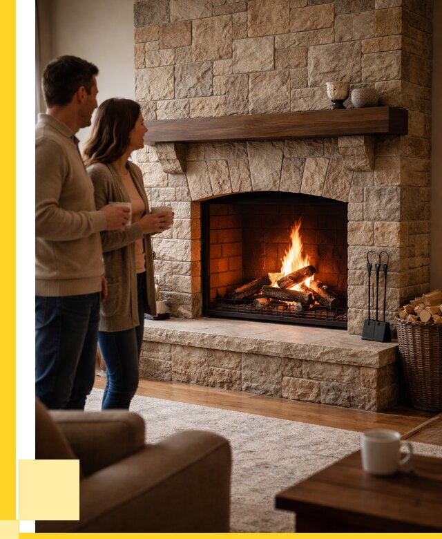 Каменные камины на заказ в Серове от 183636 р. | ЭриданСрв