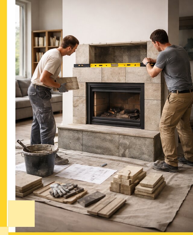 Монтаж каминов и установка в Серове от 45909 р. | ЭриданСрв