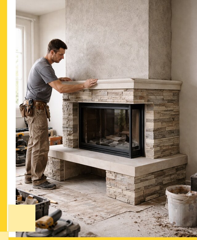 Изготовление каминов под ключ в Серове от 153030 р. | ЭриданСрв