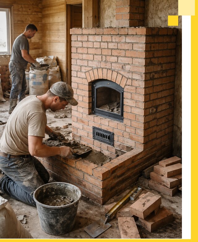 Профессиональное строительство печей в Серове под ключ