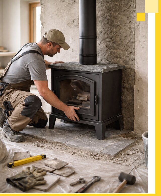 Профессиональный монтаж печей и каминов в Серове под ключ