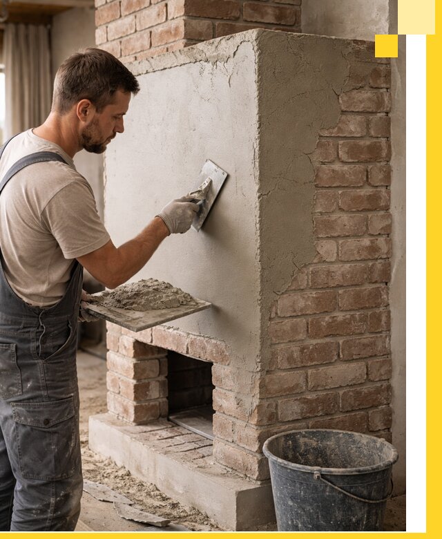 Отделка печей и облицовка каминов в Серове под ключ