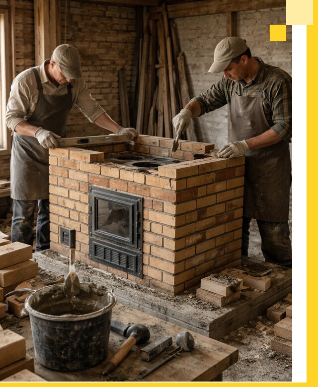 Изготовление и установка варочных печей под ключ в Серове