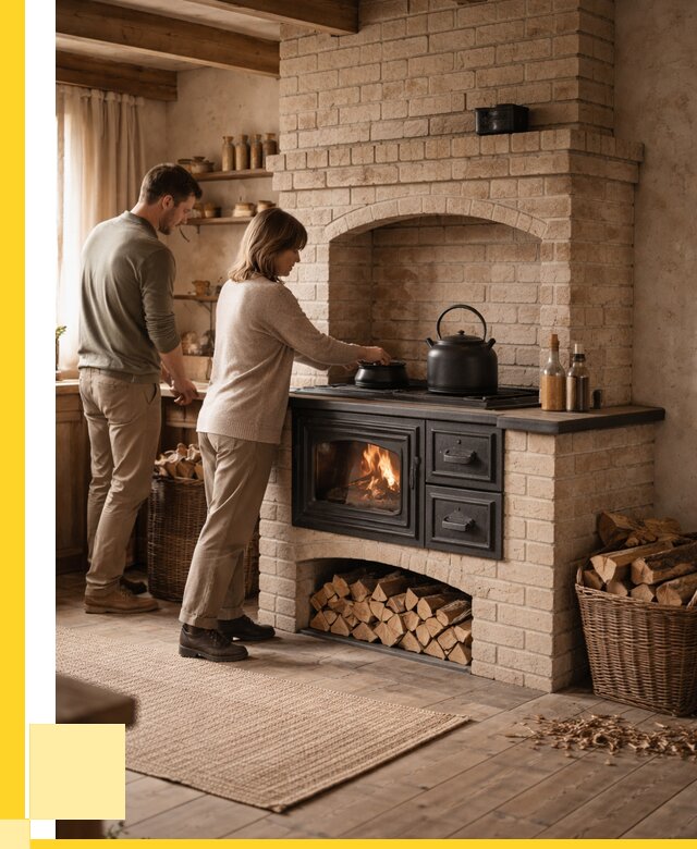 Печи с плитой в Серове от 45909 р. | ЭриданСрв — кирпичная печь