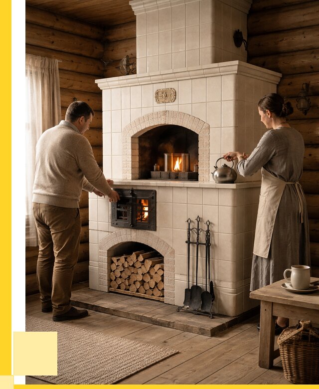 Русские печи в Серове: установка от 153030 р. ЭриданСрв