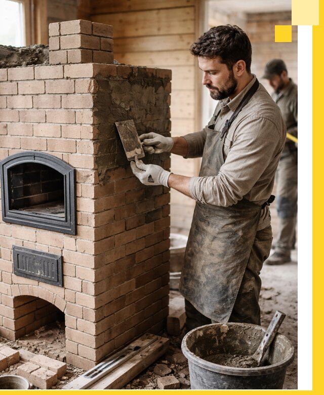 Изготовление и установка печей-шведок под ключ в Серове