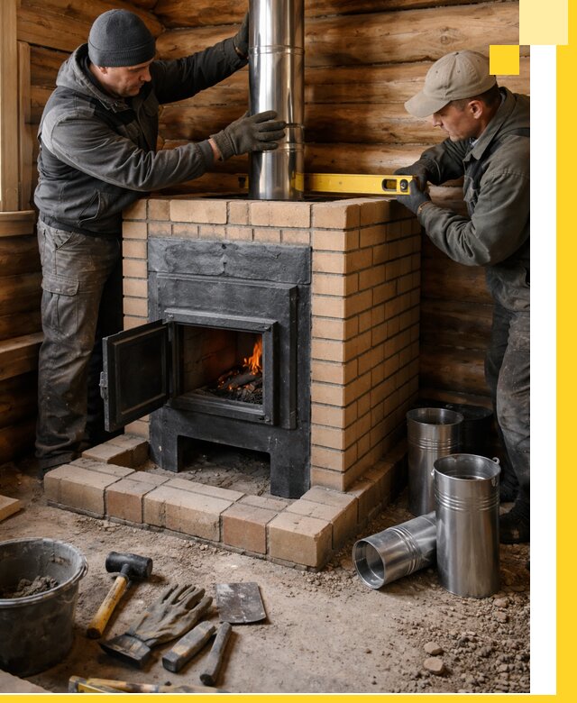 Проектирование, изготовление и установка банных печей в Серове