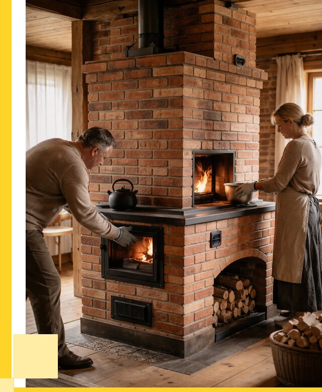 Печи для загородного дома под ключ в Серове от 81616 р. | ЭриданСрв