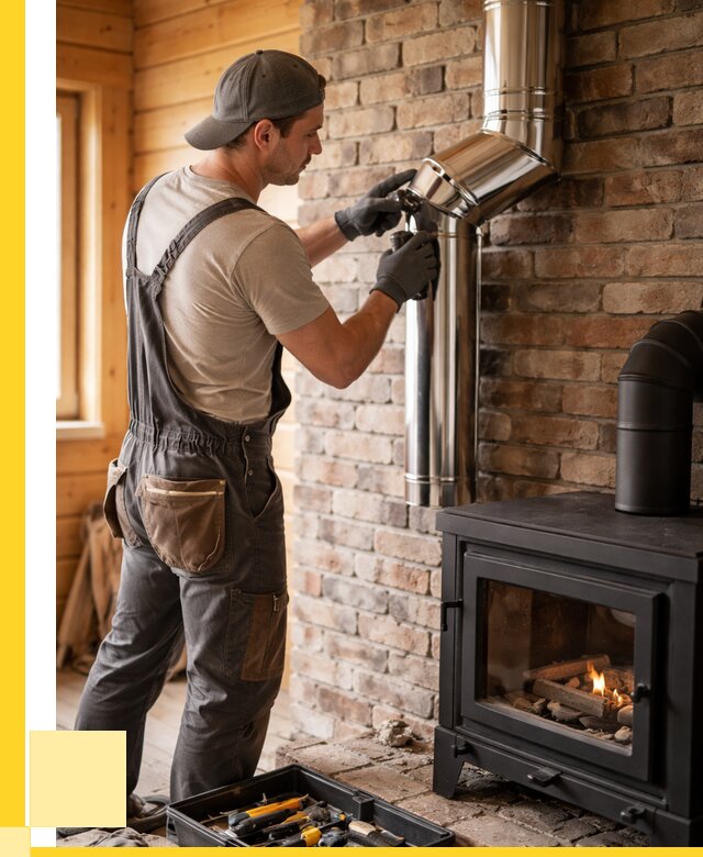 Монтаж дымоходов для печей в Серове от 7652 р. | ЭриданСрв