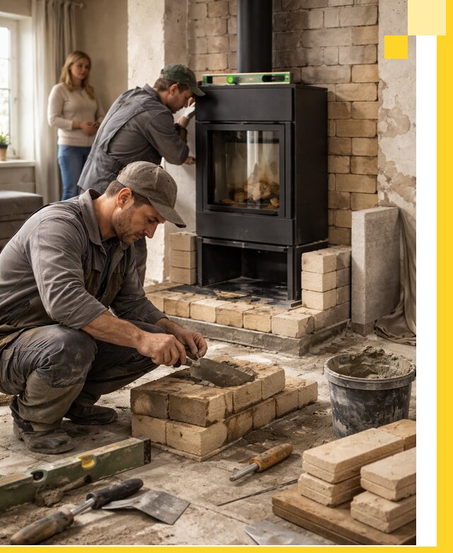 Печи и камины под ключ: проект, установка в Серове