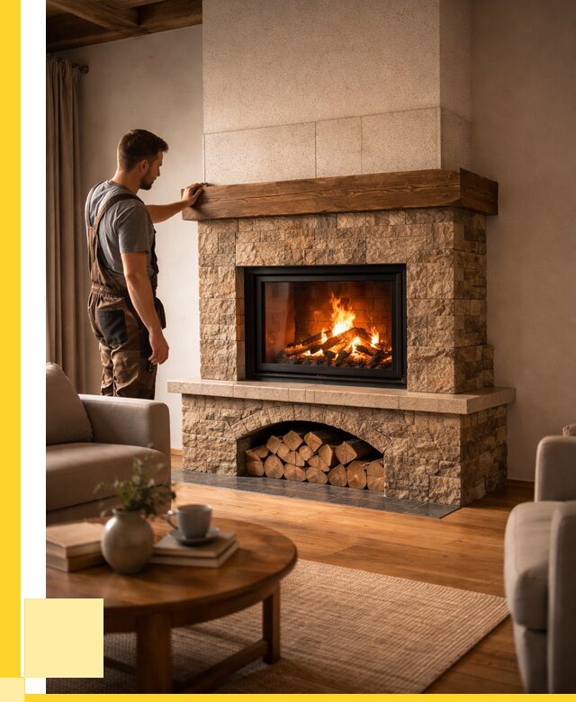 Печи камины для дома под ключ в Серове от 56111 р. | ЭриданСрв