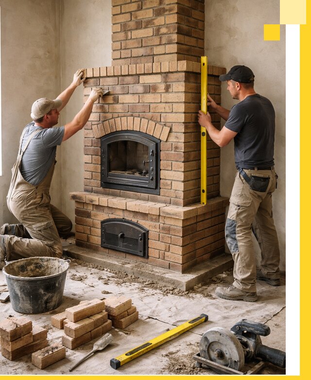 Продажа и установка печей и каминов для дома под ключ в Серове