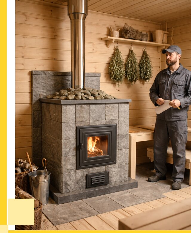 Печи для бани под ключ в Серове от 122424 р. | ЭриданСрв