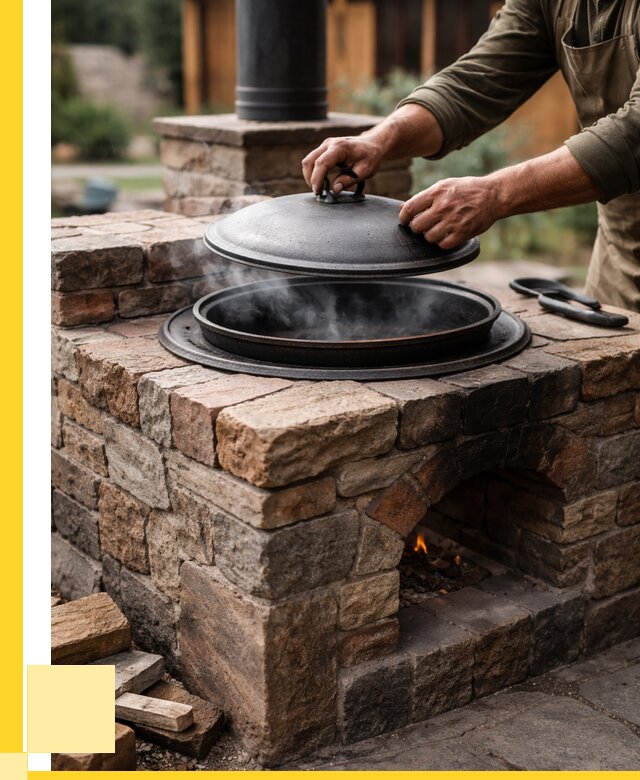 Печи для казана в Серове по цене от 18364 р. | ЭриданСрв