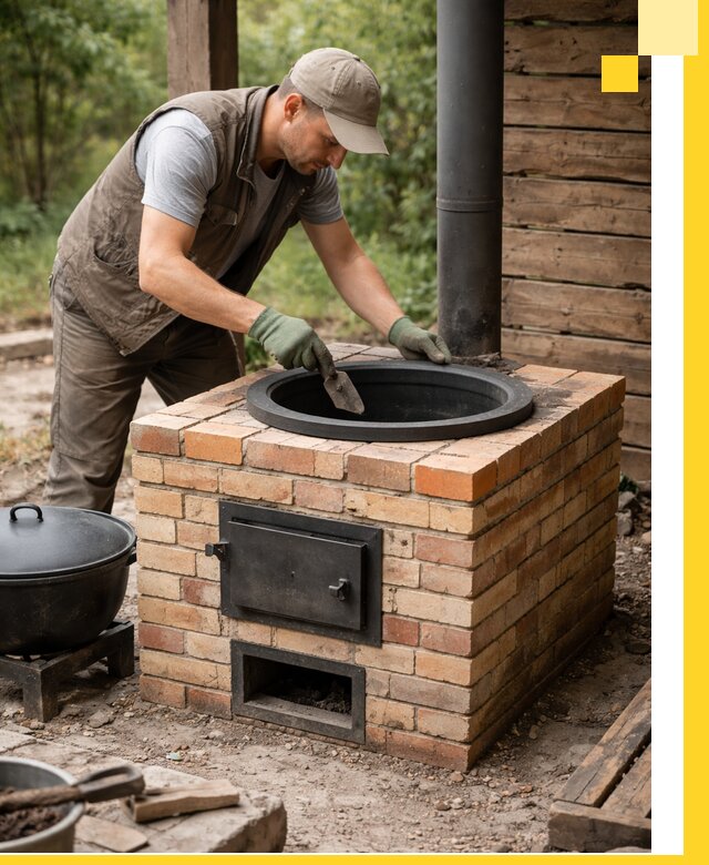 Изготовление и установка печей для казана в Серове под ключ