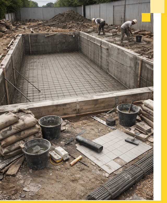 Строительство бассейнов под ключ в Серове, дизайн и монтаж