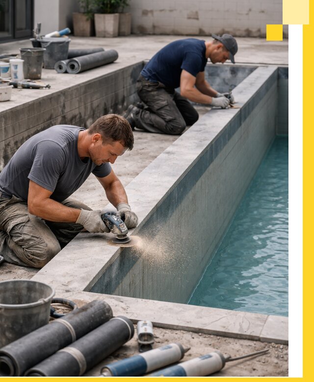 Профессиональный ремонт бассейнов под ключ в Серове