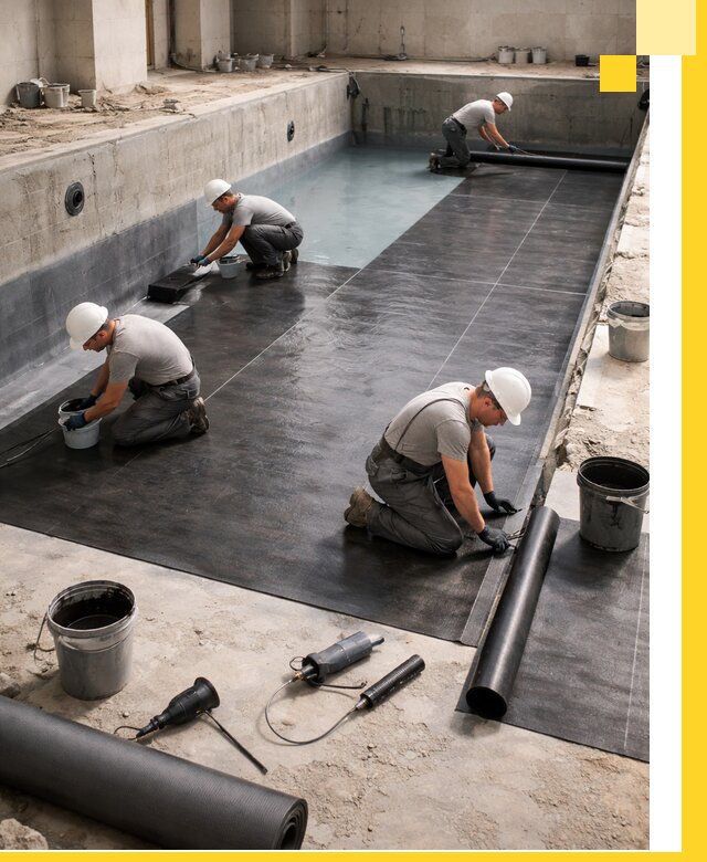 Профессиональная гидроизоляция бассейнов и чаш в Серове под ключ