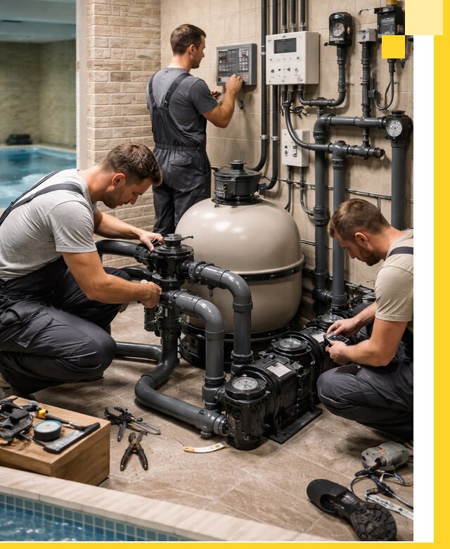 Комплексное оборудование для бассейнов под ключ в Серове