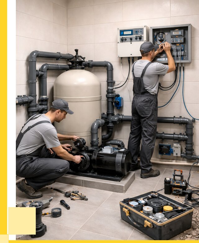 Монтаж оборудования для бассейнов в Серове от 40808 р. | ЭриданСрв