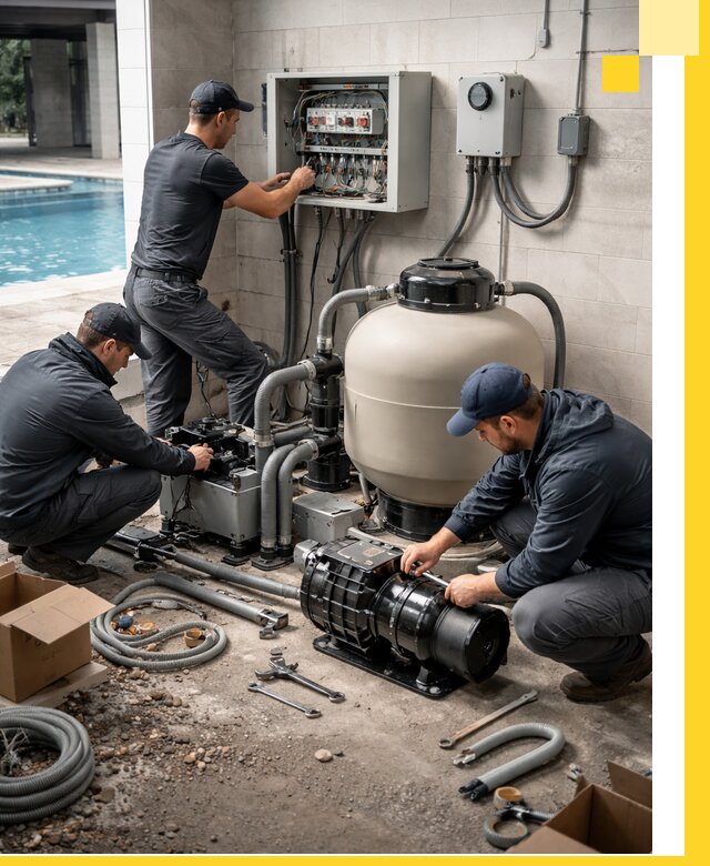 Профессиональный монтаж оборудования для бассейнов в Серове