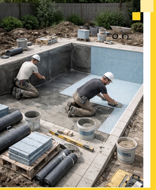 Проектирование и строительство стационарных бассейнов в Серове