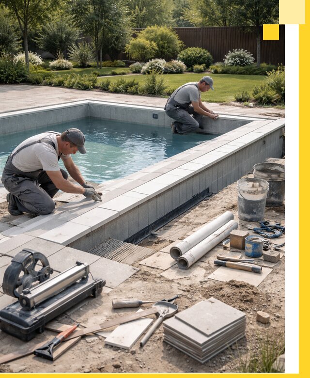 Строительство открытых бассейнов под ключ в Серове профессионально