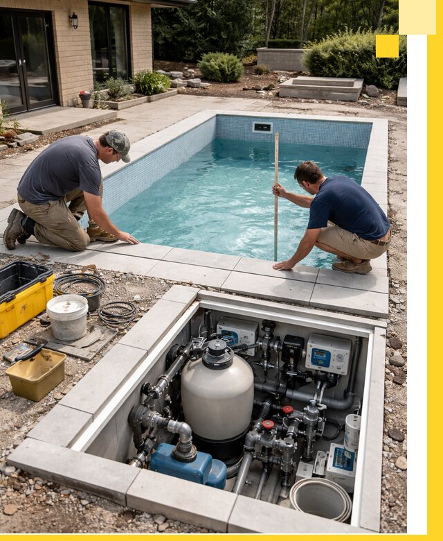 Строительство качественных домашних бассейнов под ключ в Серове