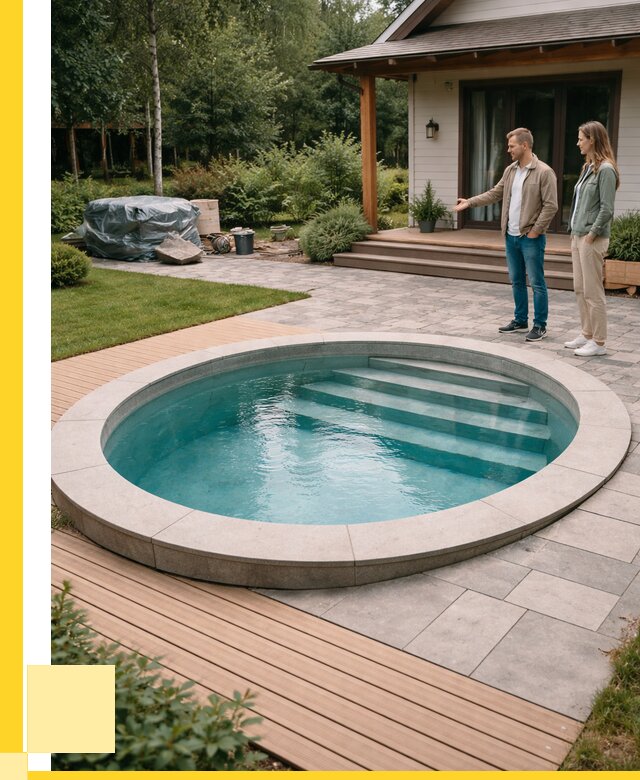 Бассейн на даче под ключ в Серове от 204040 р., ЭриданСрв