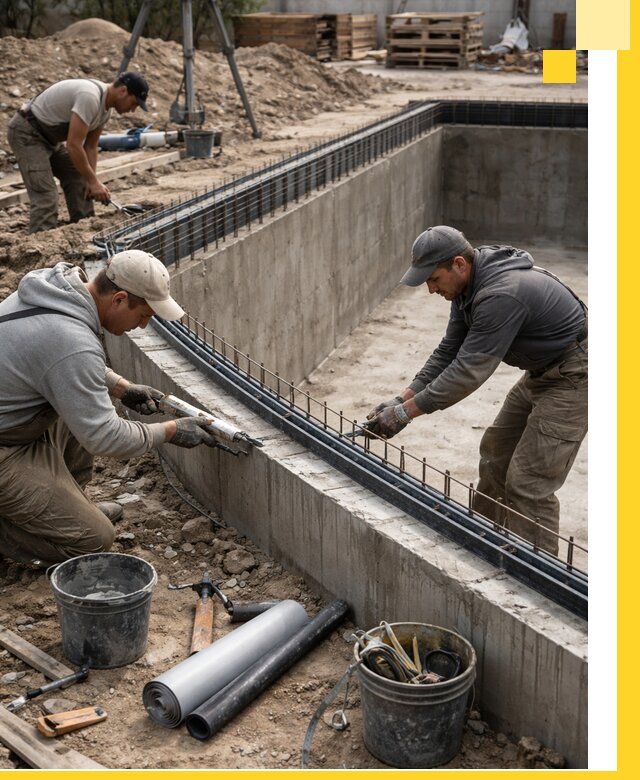 Качественный монтаж чаши бассейна в Серове под ключ с гарантией