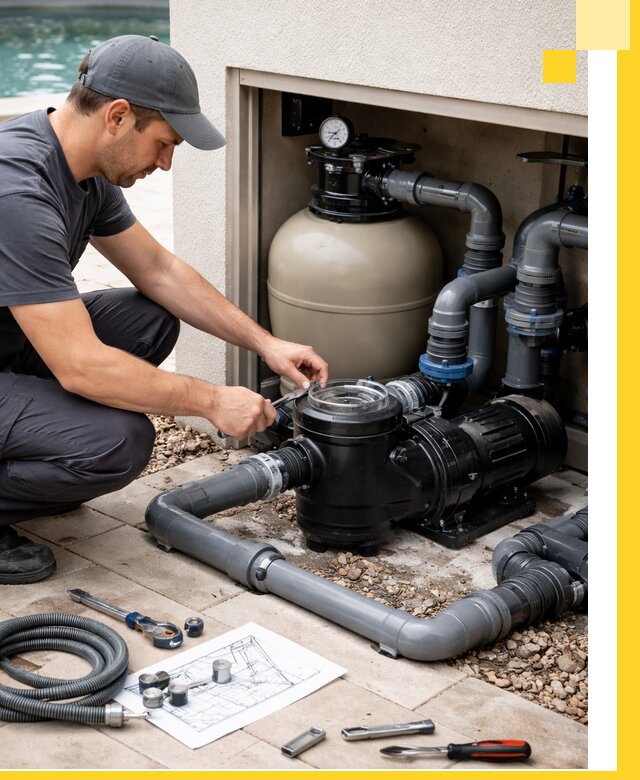 Поставка, монтаж и сервис насосов для бассейнов в Серове