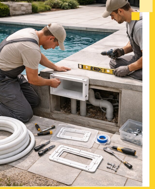 Поставка и установка скиммеров для бассейнов в Серове