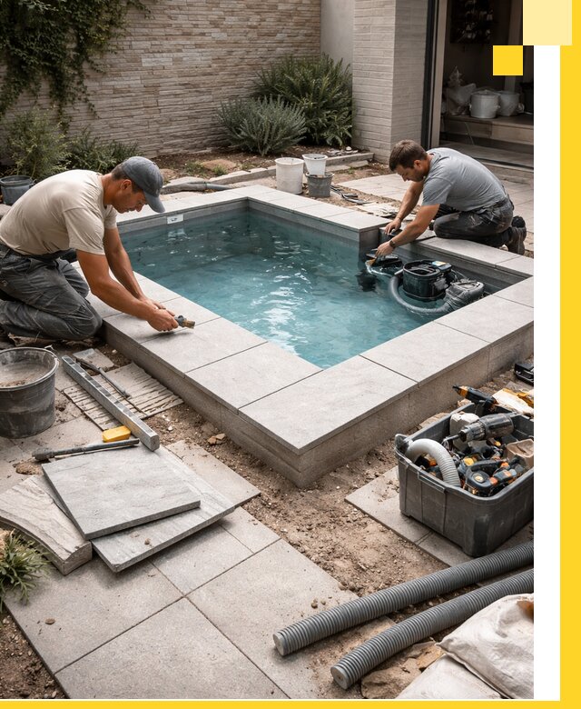 Мини бассейны под ключ в Серове, дизайн и установка