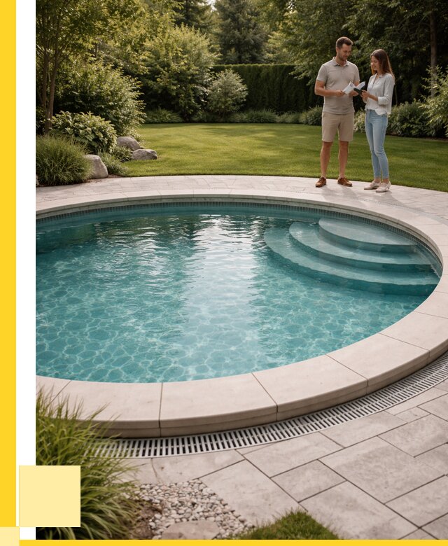 Круглые каркасные бассейны купить в Серове от 255050 р. | ЭриданСрв