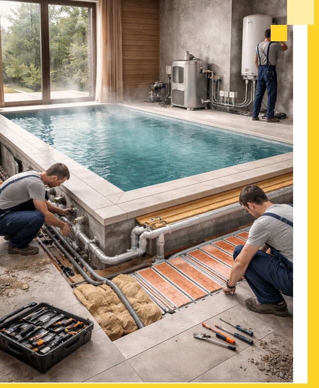 Проектирование и строительство тёплых бассейнов в Серове