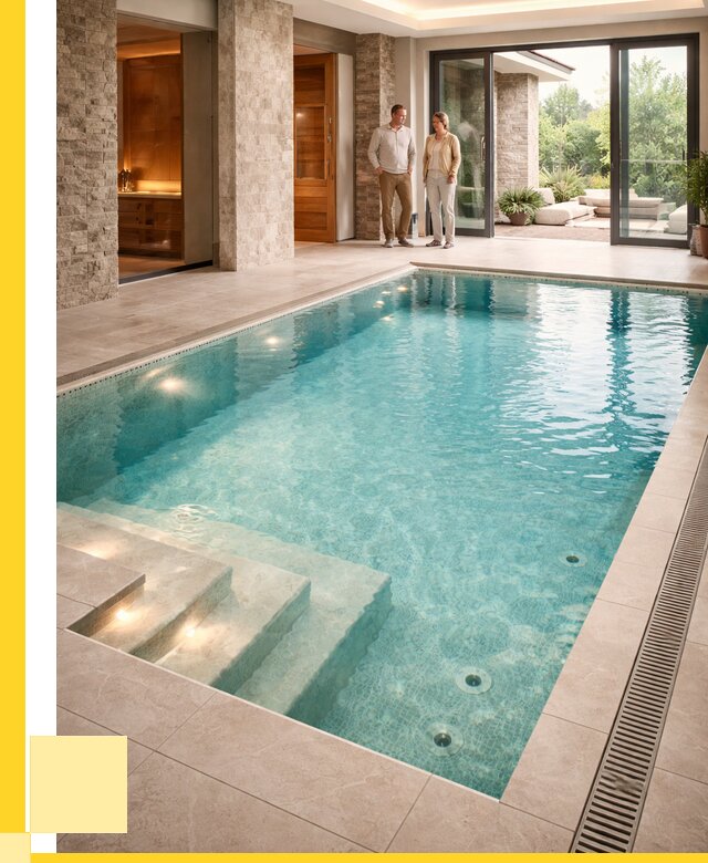 Бассейн во дворе в Серове: проект, отделка от 1224240 р. | ЭриданСрв