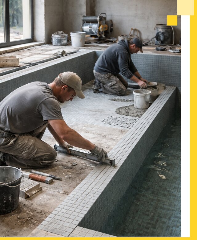 Строительство бассейна в частном доме в Серове под ключ