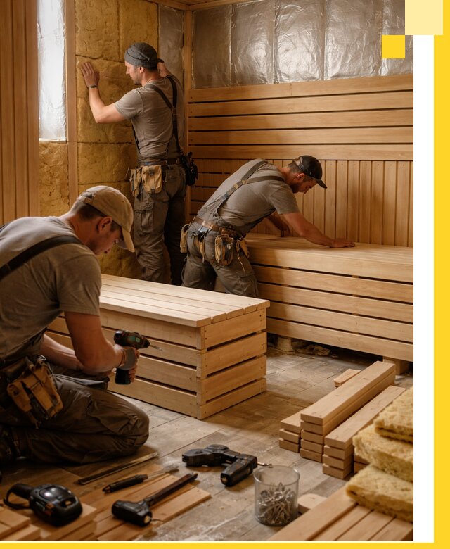 Профессиональное строительство саун под ключ в Серове