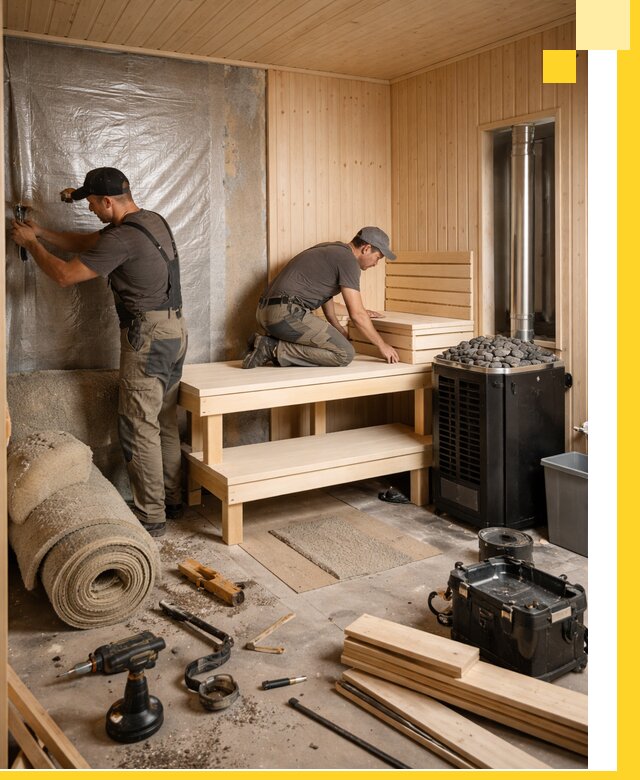 Проекты саун под ключ в Серове дизайн и строительство