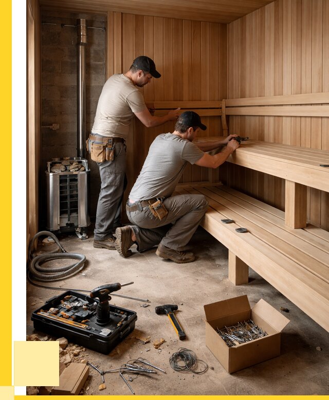 Монтаж саун под ключ в Серове от 122424 р. | ЭриданСрв