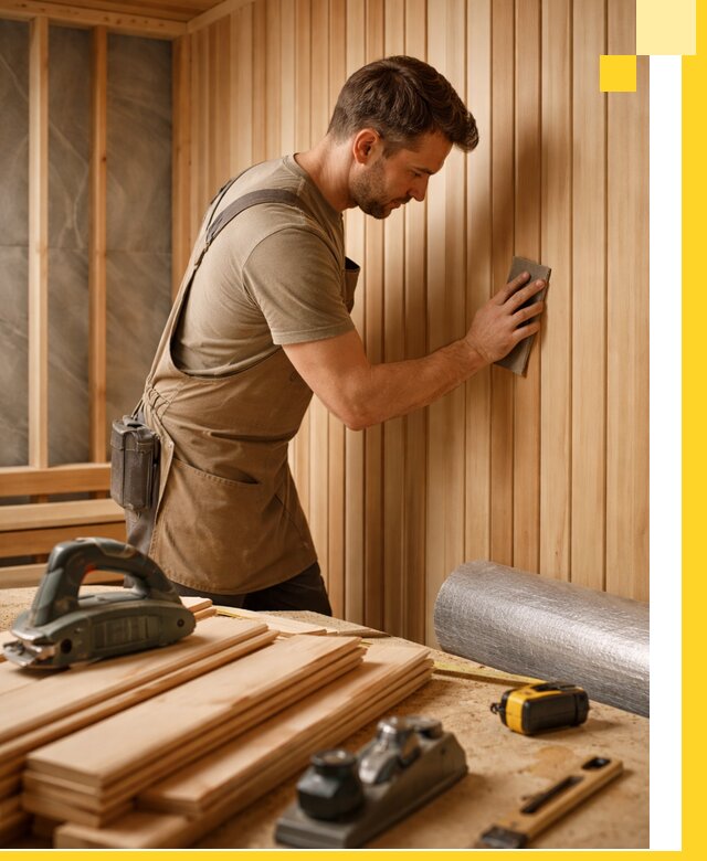 Профессиональная отделка саун и парных под ключ в Серове