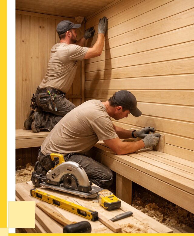 Обшивка саун вагонкой в Серове от 2551 р. | ЭриданСрв