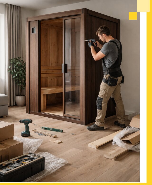 Установка и производство мини саун под ключ в Серове