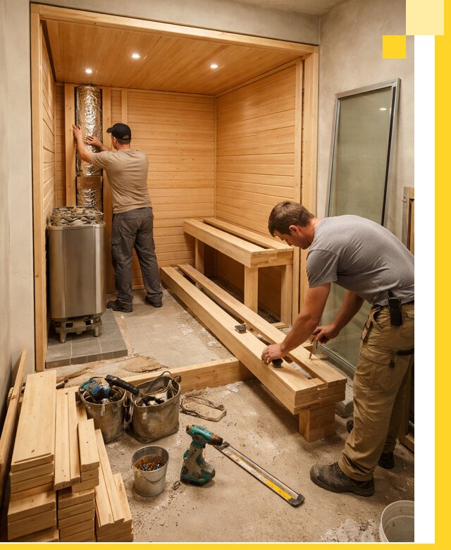 Проектирование и установка домашних саун под ключ в Серове