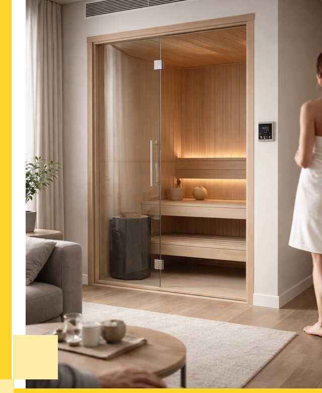 Сауна в квартире под ключ в Серове от 122424 р. ЭриданСрв